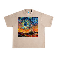 French Oak van gogh never saw gallifrey Urban Heavy Tee - linhVisuals