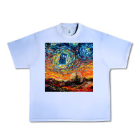 Grape Ice van gogh never saw gallifrey Urban Heavy Tee - linhVisuals