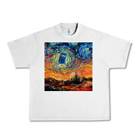 Lunar Rock van gogh never saw gallifrey Urban Heavy Tee - linhVisuals