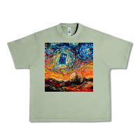 Oil Green van gogh never saw gallifrey Urban Heavy Tee - linhVisuals