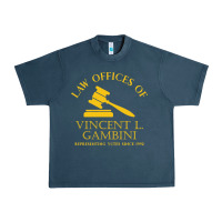 Midnight Navy vincent gambini law offices Urban Heavy Tee - linhVisuals