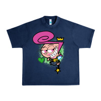 Navy wanda Urban Heavy Tee - linhVisuals