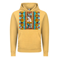 Vintage Mustard goat family mom sunflowers serape leopard cowhide tumbler Vintage Hoodie - Artiststas