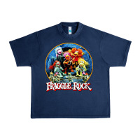 Navy fraggle rock classic Urban Heavy Tee - linhVisuals