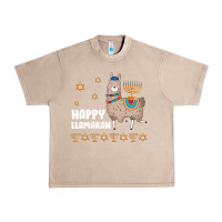 French Oak happy llamakah llama withorah jewish Urban Heavy Tee - linhVisuals