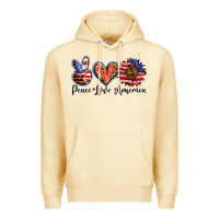 Pina Colada peace love america Premium Hoodie - BarkalooDesign