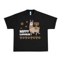 Black happy llamakah llama withorah jewish Urban Heavy Tee - linhVisuals