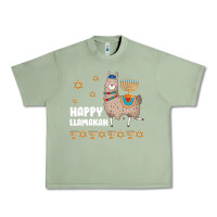Oil Green happy llamakah llama withorah jewish Urban Heavy Tee - linhVisuals