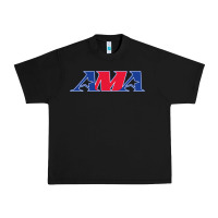 Black american motorcyclist association (AMA) Urban Heavy Tee - linhVisuals