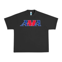Pigment Black american motorcyclist association (AMA) Urban Heavy Tee - linhVisuals