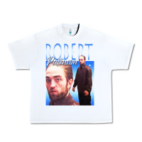 White #robert pattinson Urban Heavy Tee - linhVisuals