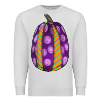 Dove Grey watercolor halloween pumpkin Premium Sweatshirt - RanaPortraitStore