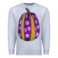 Heather Grey watercolor halloween pumpkin Premium Sweatshirt - RanaPortraitStore