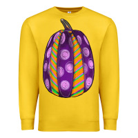 Lemon watercolor halloween pumpkin Premium Sweatshirt - RanaPortraitStore