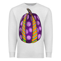 Oatmeal Heather watercolor halloween pumpkin Premium Sweatshirt - RanaPortraitStore