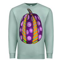 Seafoam watercolor halloween pumpkin Premium Sweatshirt - RanaPortraitStore
