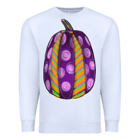 White watercolor halloween pumpkin Premium Sweatshirt - RanaPortraitStore