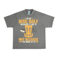 Tornado i play disc golf because i like it not Urban Heavy Tee - linhVisuals