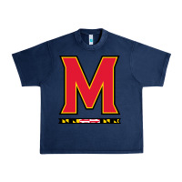 Navy maryland terr Urban Heavy Tee - linhVisuals