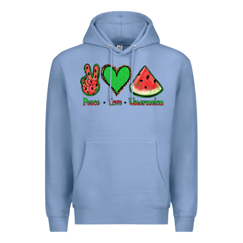 Peace Love Watermelon Premium Hoodie by Jasminsmagicworld | Teevron