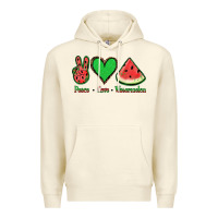 Sandshell Peace Love Watermelon Premium Hoodie - Jasminsmagicworld