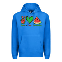 True Royal Peace Love Watermelon Premium Hoodie - Jasminsmagicworld