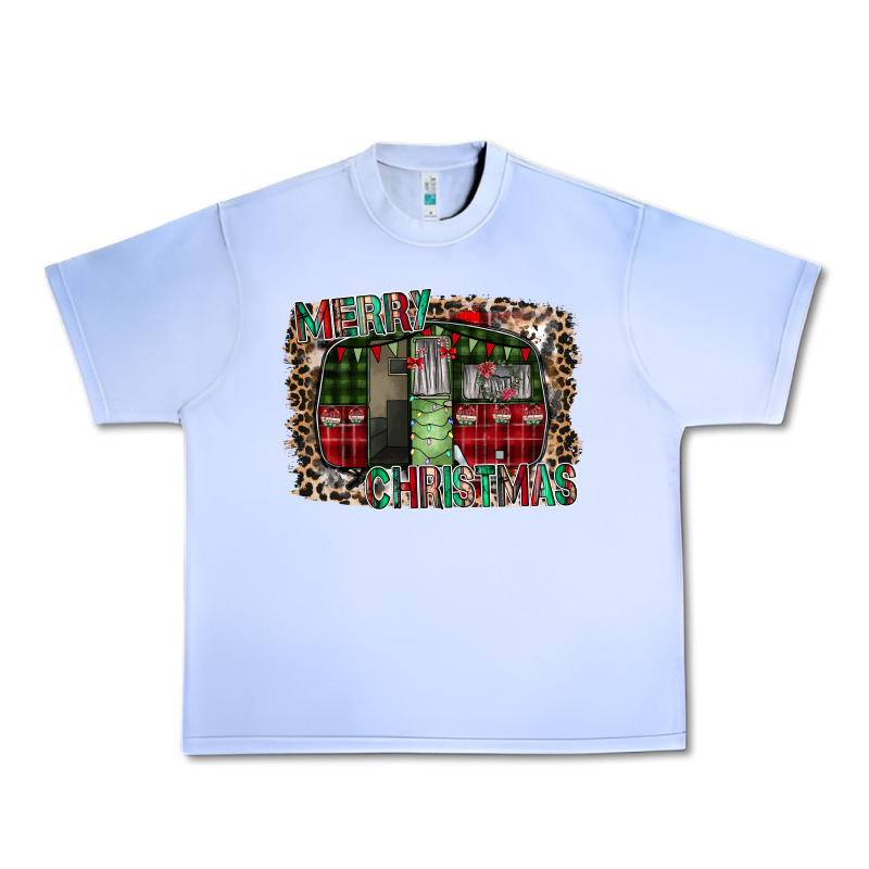 Merry Christmas Caravan Urban Heavy Tee by CowhideDigitalArt | Teevron