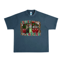 Midnight Navy merry christmas caravan Urban Heavy Tee - CowhideDigitalArt