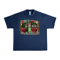 Navy merry christmas caravan Urban Heavy Tee - CowhideDigitalArt