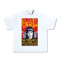 White Elliott Smith Urban Heavy Tee - linhVisuals