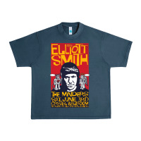Midnight Navy Elliott Smith Urban Heavy Tee - linhVisuals