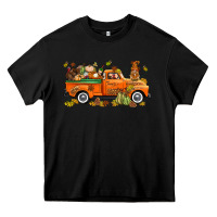 Black thanksgiving truck with gnome bbs Heavy Core Tee - BundleAndBundleShop
