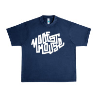 Navy modest mouse Urban Heavy Tee - linhVisuals