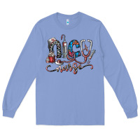 Colony Blue nice nurse Long Sleeve Tee - SublimationCraftShop