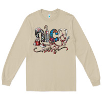 Mushroom nice nurse Long Sleeve Tee - SublimationCraftShop