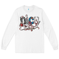 White nice nurse Long Sleeve Tee - SublimationCraftShop