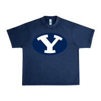Navy byu couga s Urban Heavy Tee - linhVisuals