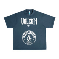 Midnight Navy Volcom Style Urban Heavy Tee - linhVisuals