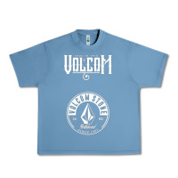 Pebble Blue Volcom Style Urban Heavy Tee - linhVisuals