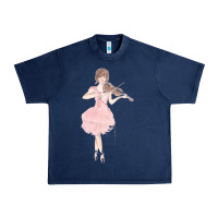 Navy lindsey stirling Urban Heavy Tee - linhVisuals
