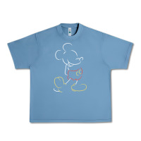 Pebble Blue micke mouse tshirt Urban Heavy Tee - linhVisuals