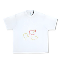 White micke mouse tshirt Urban Heavy Tee - linhVisuals