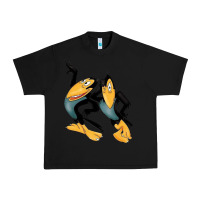 Black Heckle and Jeckle Urban Heavy Tee - linhVisuals