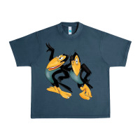 Midnight Navy Heckle and Jeckle Urban Heavy Tee - linhVisuals