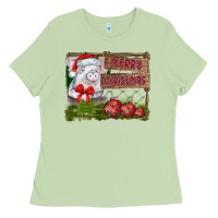 Matcha merry Christmas pig Ladies Tee - CowhideDigitalArt