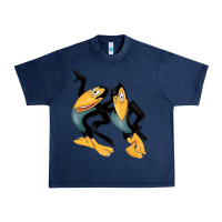 Navy Heckle and Jeckle Urban Heavy Tee - linhVisuals