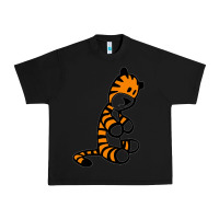 Black Calvin Bill Watterson Urban Heavy Tee - linhVisuals