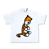 White Calvin Bill Watterson Urban Heavy Tee - linhVisuals