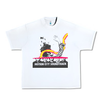 White motion city soundtrack clässic Urban Heavy Tee - linhVisuals