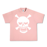 Salmon skull crossbones Urban Heavy Tee - linhVisuals